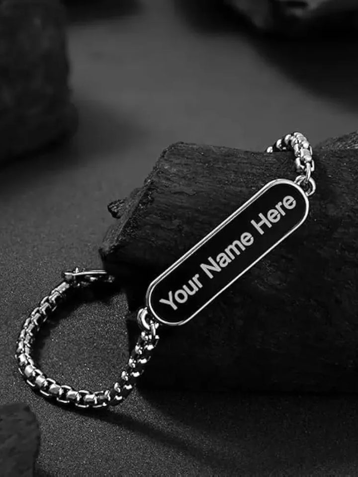 Elegant Silver Rakhi Bracelet