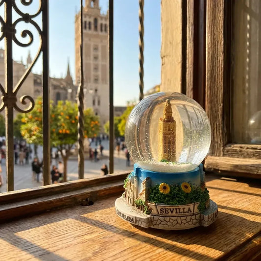 Elegant snow globe souvenir - office