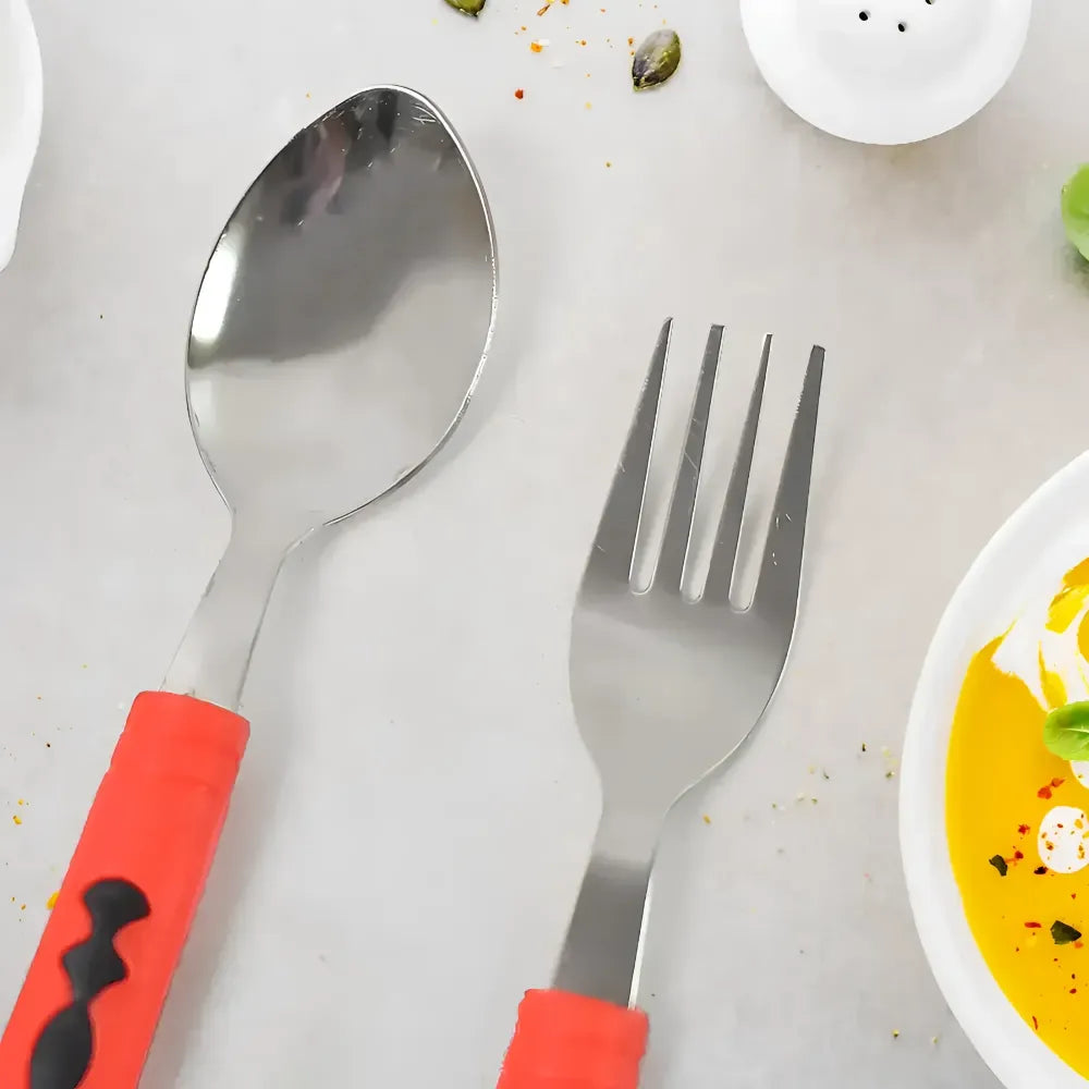 Elegant stainless steel cutlery set - home & kitchen
