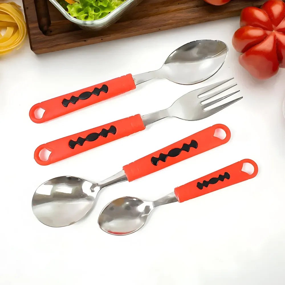 Elegant stainless steel cutlery set - home & kitchen