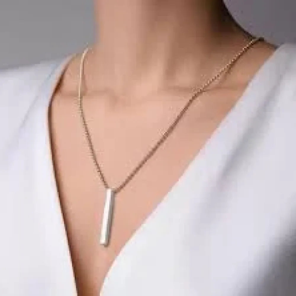 Elegant stainless steel locket necklace - bracelets