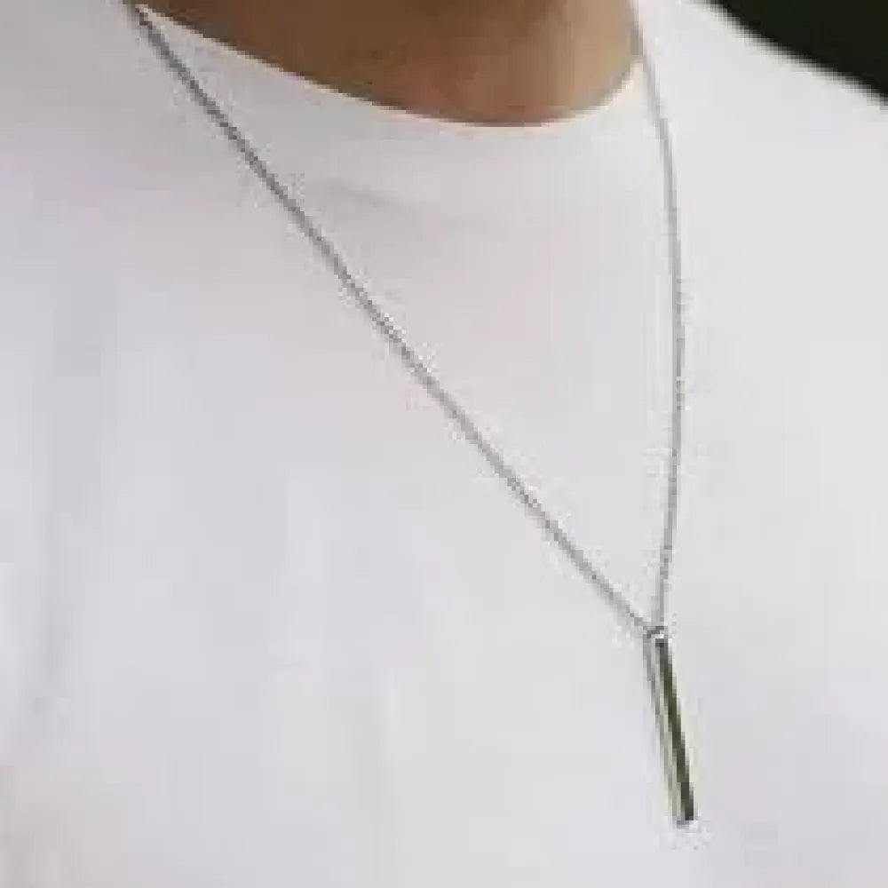 Elegant stainless steel locket necklace - bracelets