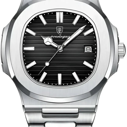 Elegant stainless steel watch