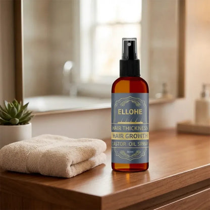 Ellohe hair thickness growth castor oil spray 120ml pack of 2