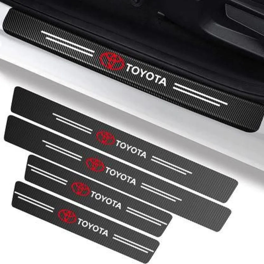 Emblaze - carbon fiber door sill protector (pack of 8)