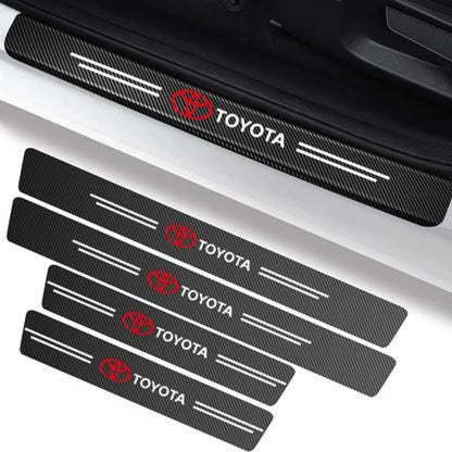 Emblaze - carbon fiber door sill protector (pack of 8)