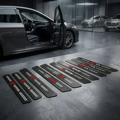 Emblaze - carbon fiber door sill protector (pack of 8)