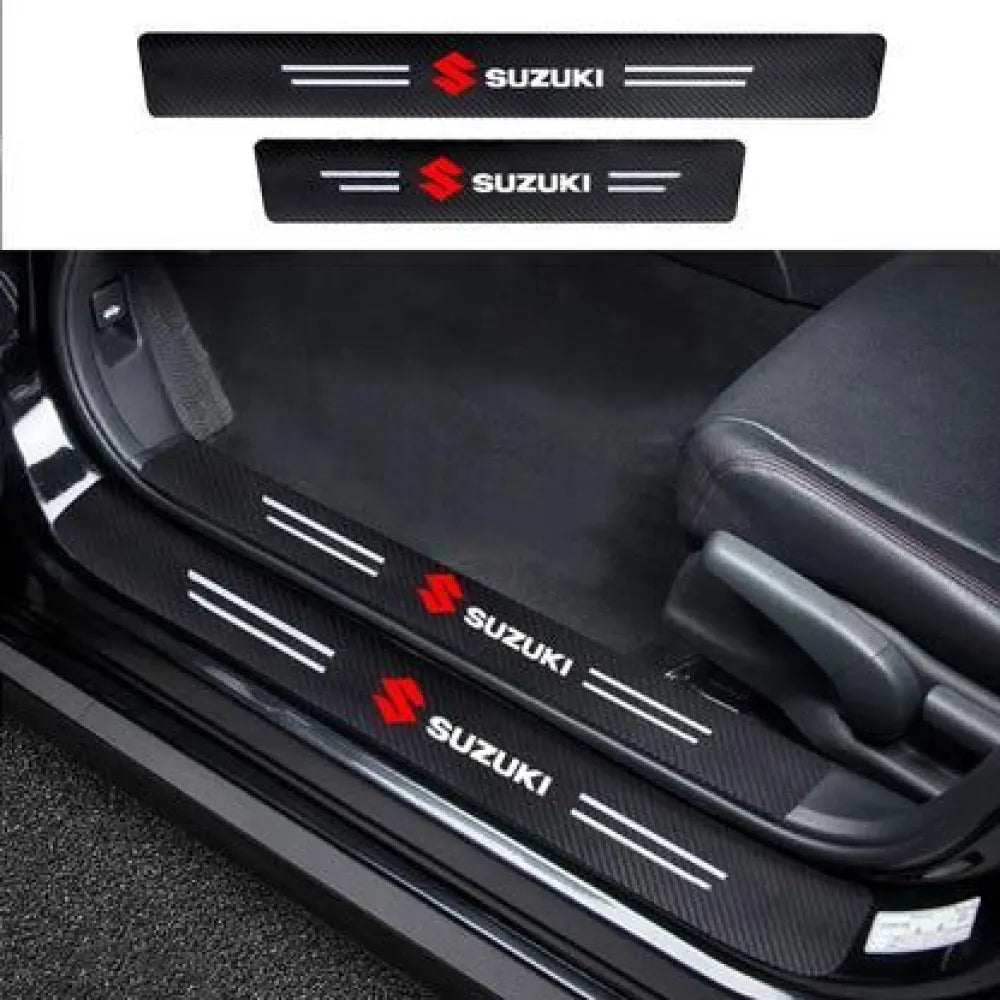 Emblaze - carbon fiber door sill protector (pack of 8)