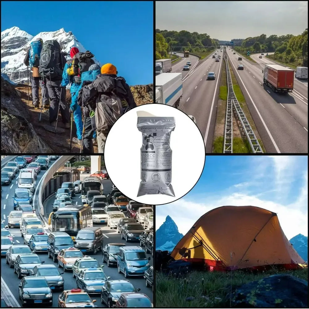 Emergency portable toilet - home essentials