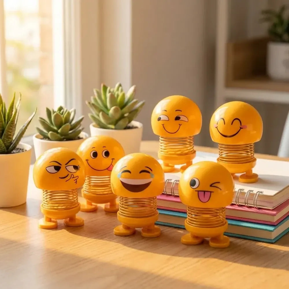 Emoticon spring stress toy - toys