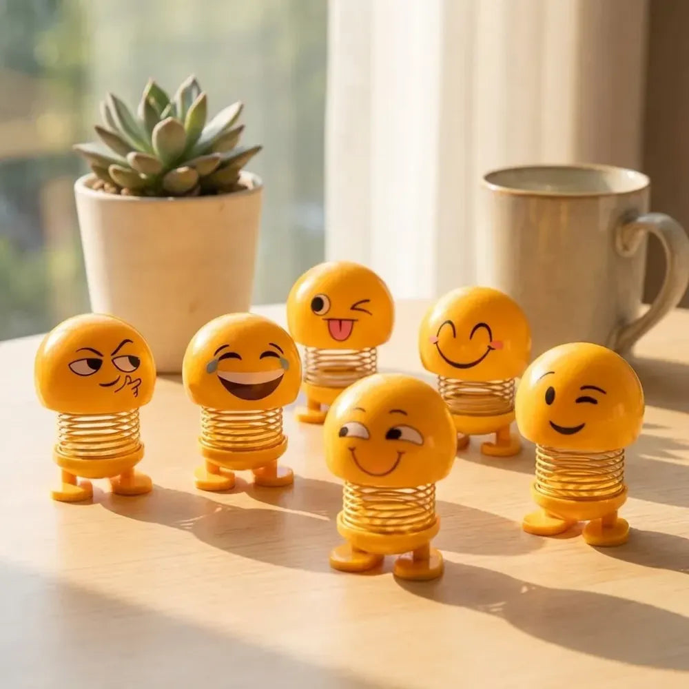Emoticon spring stress toy - toys