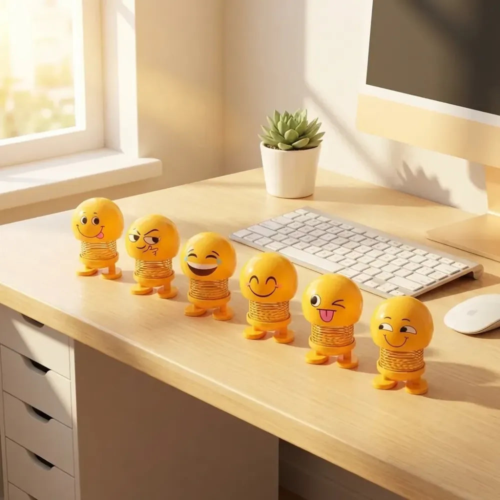 Emoticon spring stress toy - toys