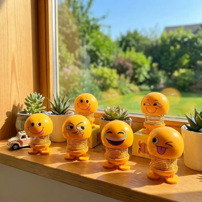 Emoticon spring stress toy - toys