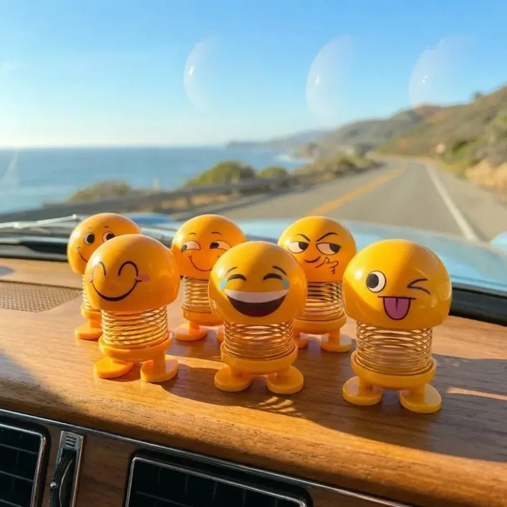 Emoticon spring stress toy - toys