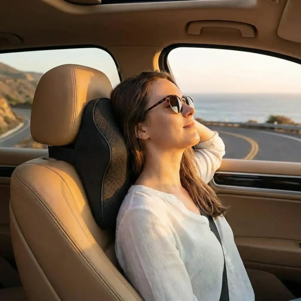 Ergonomic car neck pillow - car and bike accessories
