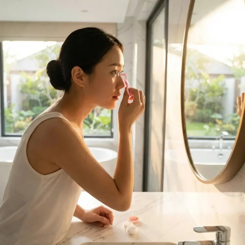 Ergonomic contact lens tool - health care