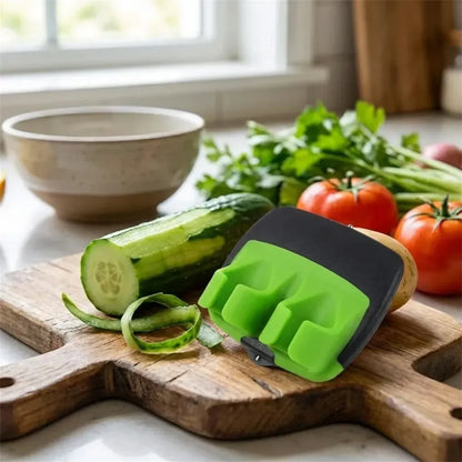 Ergonomic finger peeler - kitchen tool