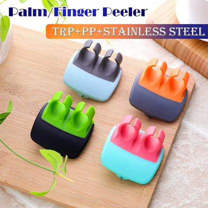 Ergonomic finger peeler - kitchen tool