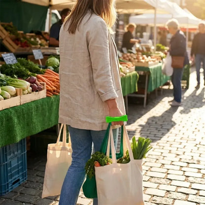 Ergonomic hands-free bag carrier - home improvement