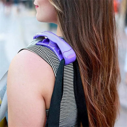 Ergonomic hands-free bag carrier - home improvement