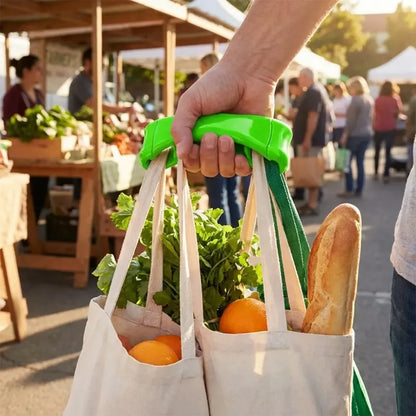 Ergonomic hands-free bag carrier - home improvement
