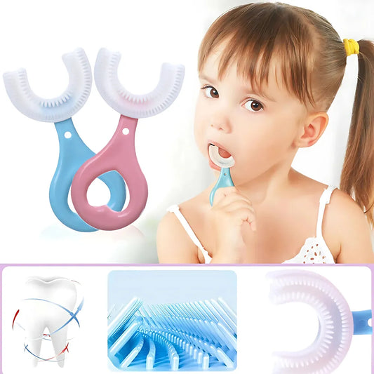 Ergonomic high-quality child-safe toothbrush - health & beauty