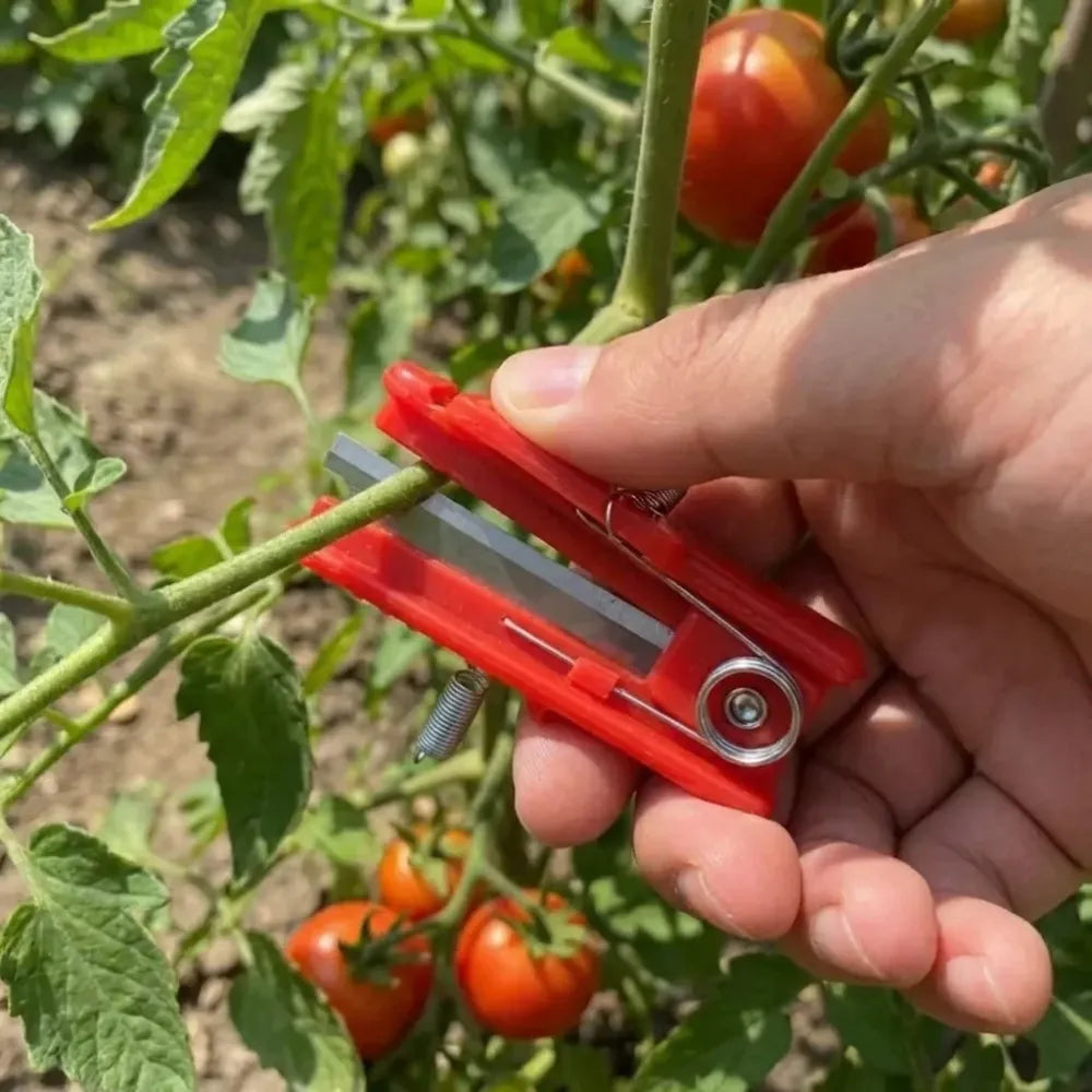 Ergonomic thumb cutter - gardening