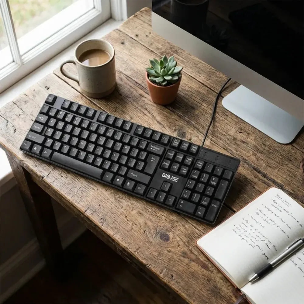Ergonomic usb wired keyboard - accessories