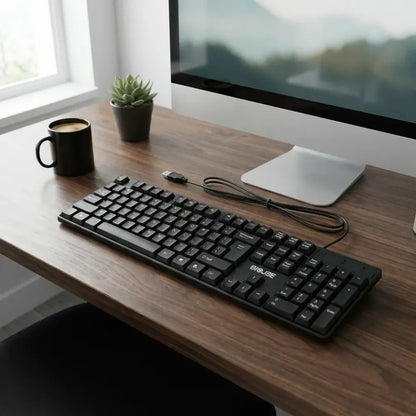 Ergonomic usb wired keyboard - accessories