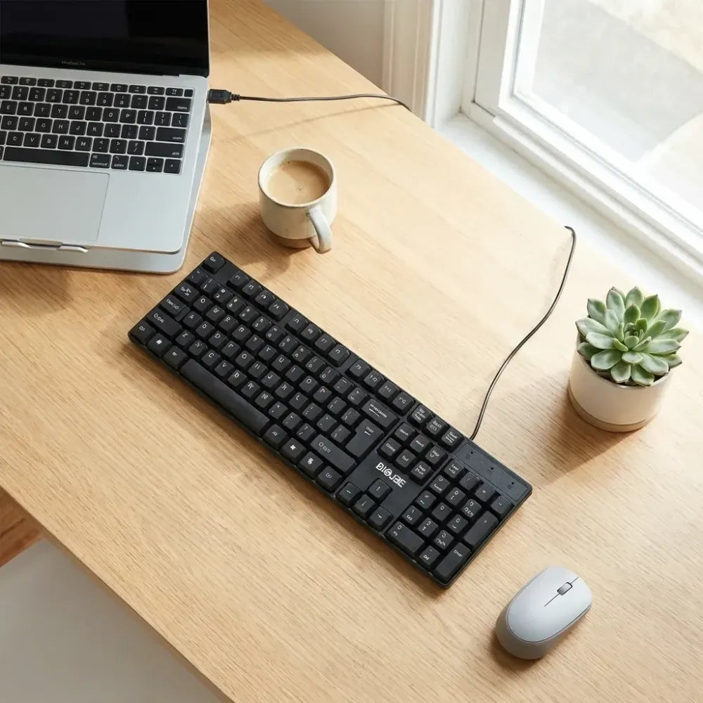 Ergonomic usb wired keyboard - accessories