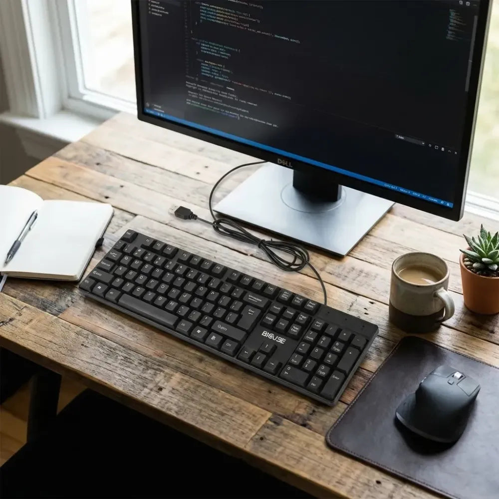 Ergonomic usb wired keyboard - accessories