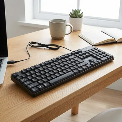 Ergonomic usb wired keyboard - accessories