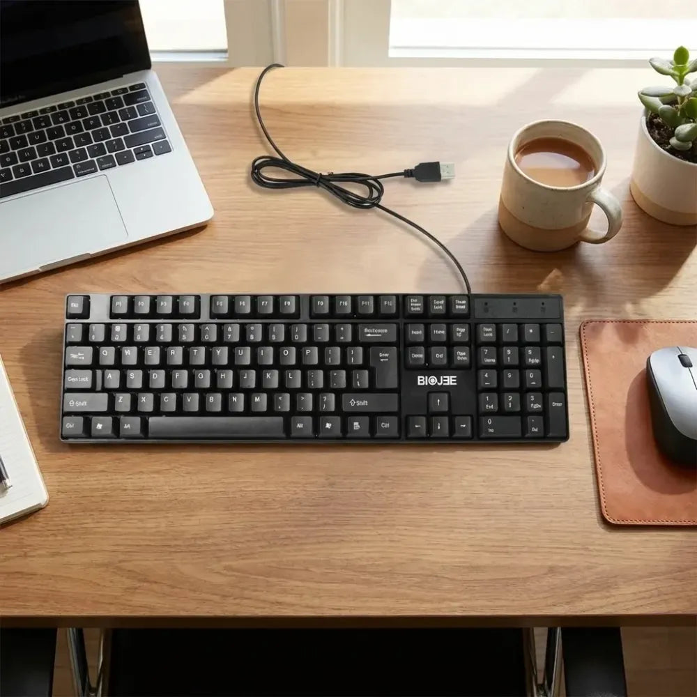 Ergonomic usb wired keyboard - accessories