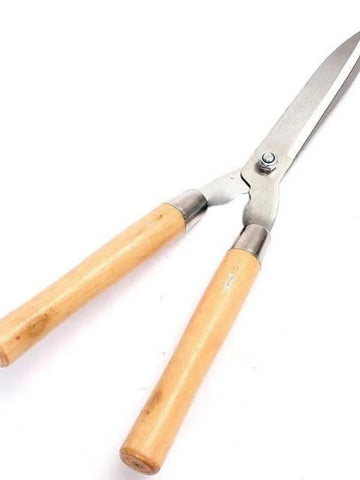 Ergonomic Wooden Hedge Shears