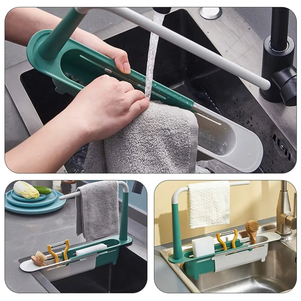 Expandable kitchen sink rack - home &