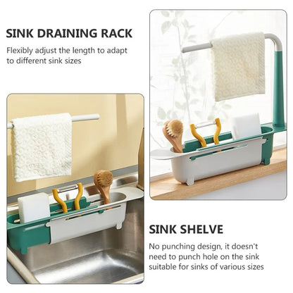 Expandable kitchen sink rack - home &