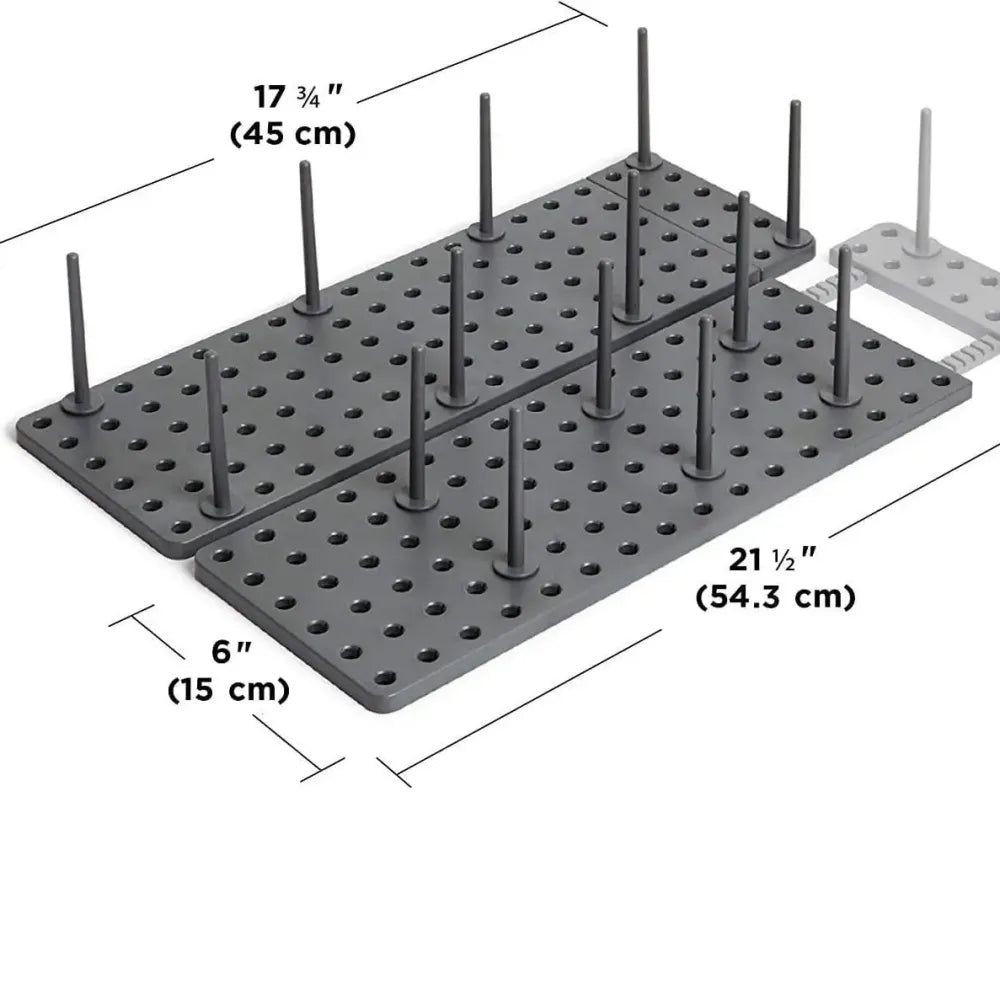 Expandable pegboard drawer organizer