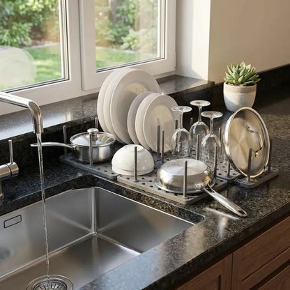 Expandable pegboard drawer organizer
