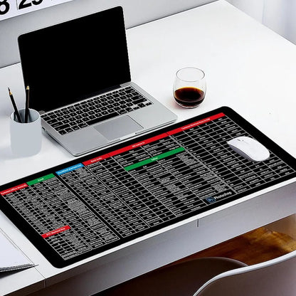 Extended gaming laptop mouse pad