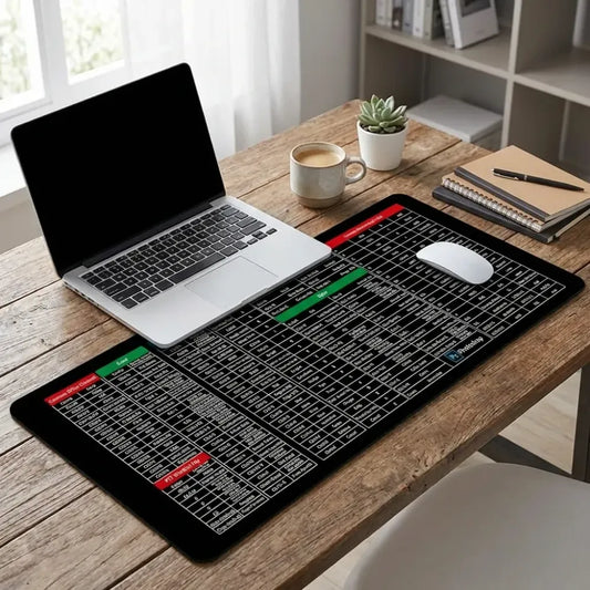 Extended gaming laptop mouse pad
