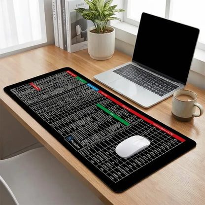 Extended gaming laptop mouse pad