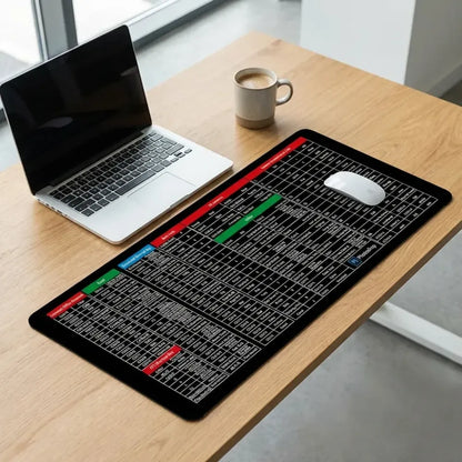 Extended gaming laptop mouse pad