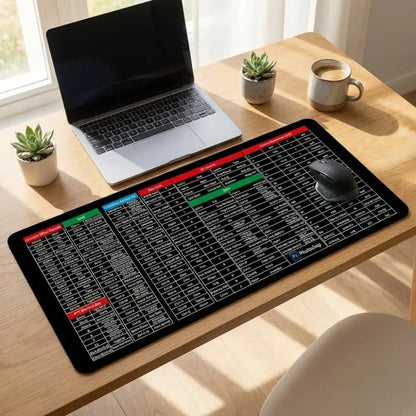 Extended gaming laptop mouse pad