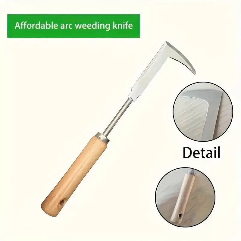 Stainless steel weed puller