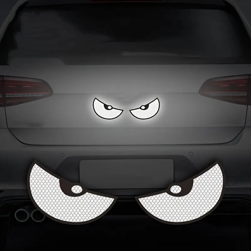 Glowing monster eye stickers