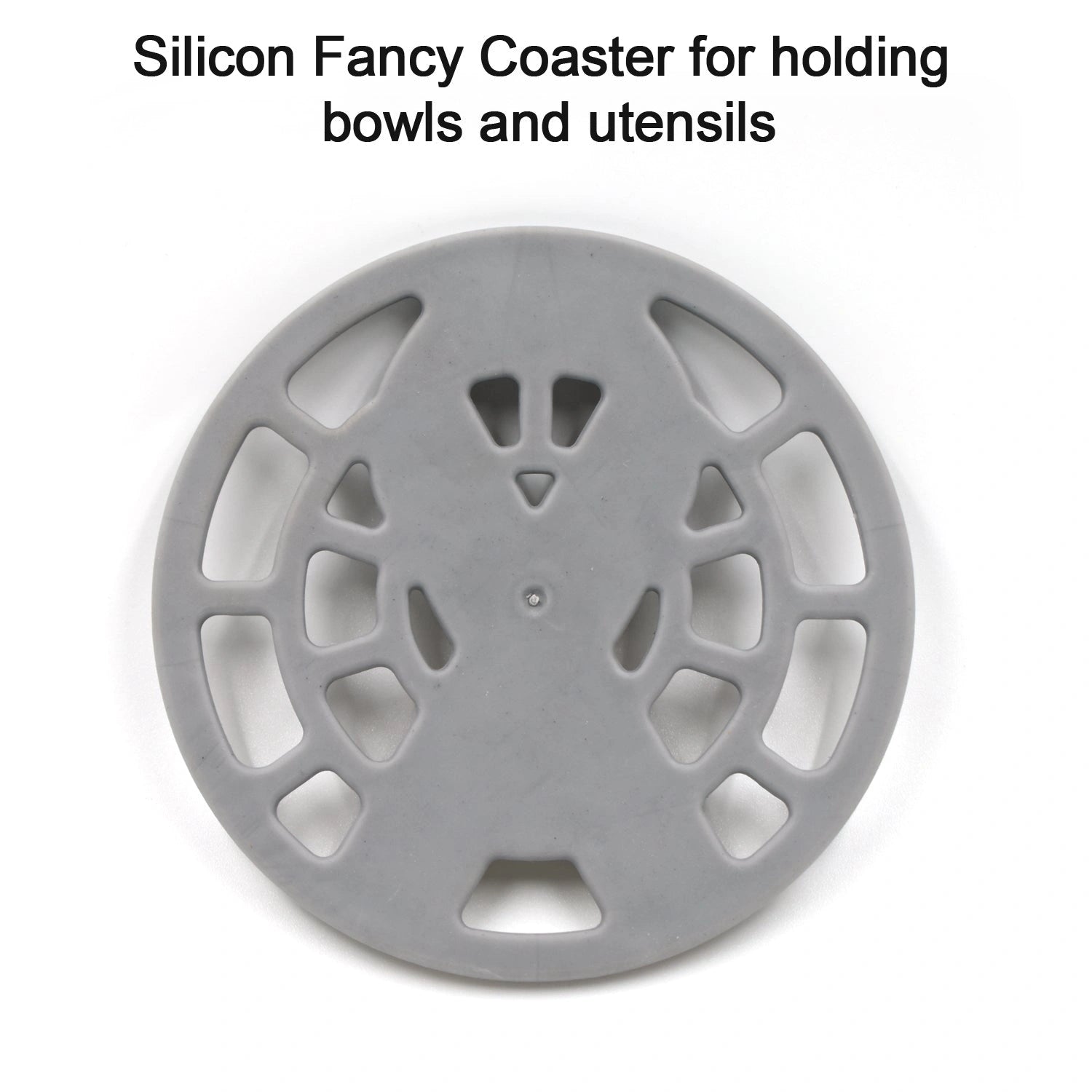 Silicone fancy coaster for kitchen (1pc)