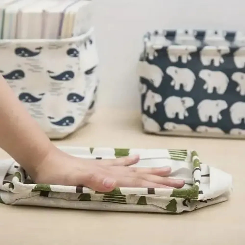 Fabric desktop storage basket – pack of 1