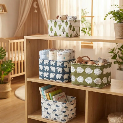 Fabric desktop storage basket – pack of 1