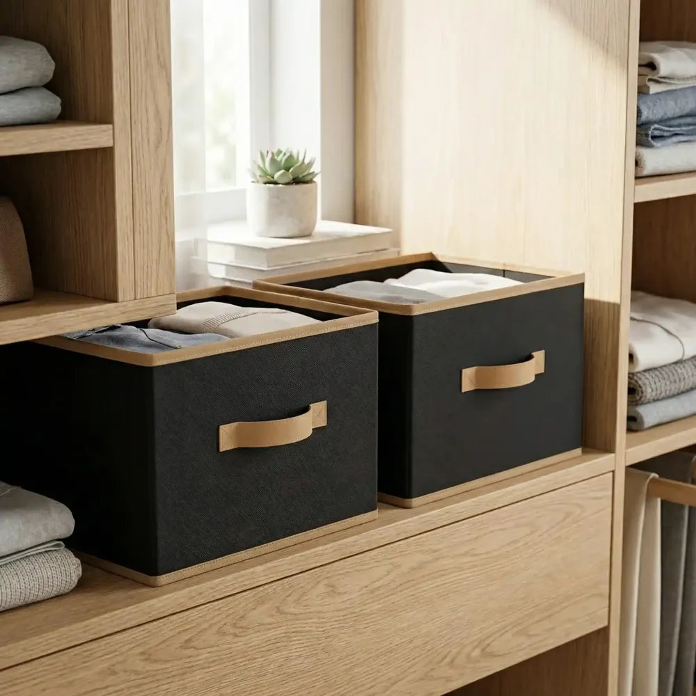 Fabric drawer organizer – pack of 2