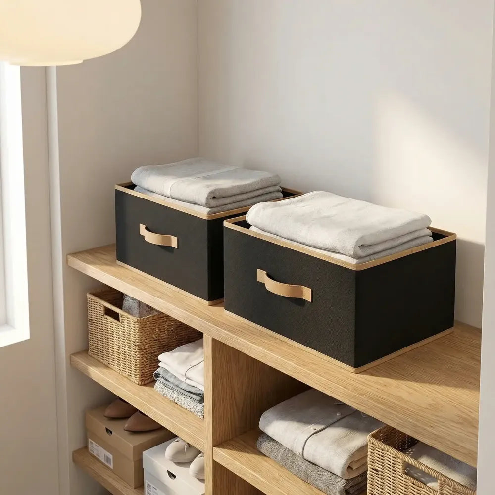 Fabric drawer organizer – pack of 2